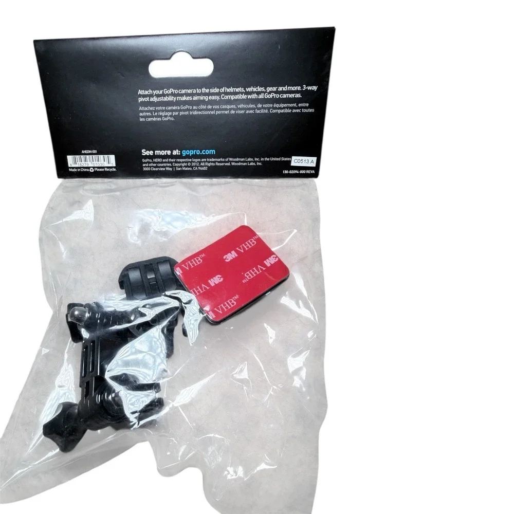 Vivitar‎ Mini Tripod and GoPro Side Mount Bundle Black Silver Camera Accessories
